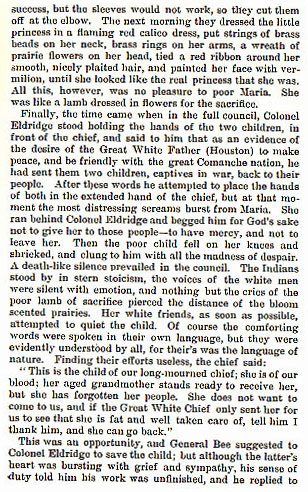 A Comanche Princess story from the book Indian Depredations in Texas by J. W. Wilbarger