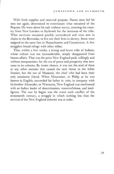 Pequot War by John Tebbel & Keith Jennison