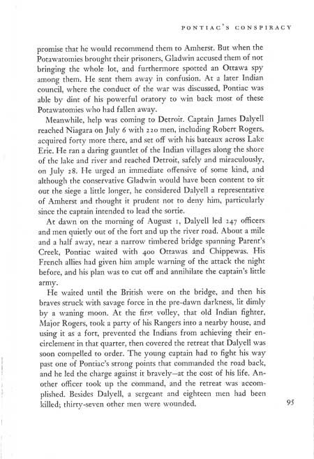 Story of Pontiac's War