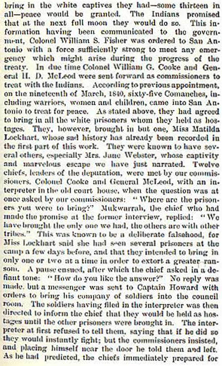 Council House story by Wilbarger