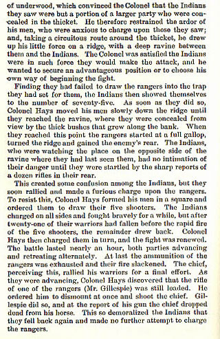 Colonel Jack Hays story from the book Indian Depredations in Texas by J. W. Wilbarger