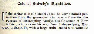 Colonel Snively's Expedition