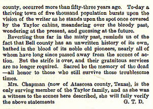 Heroic Defense of the Taylor Family story from the book Indian Depredations in Texas by J. W. Wilbarger