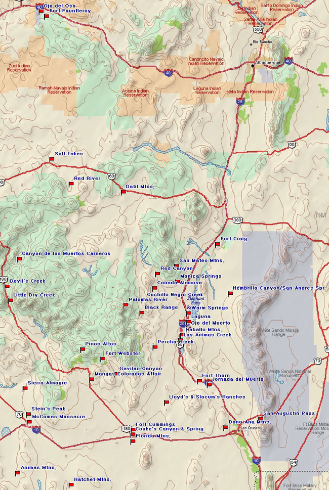 fort tours eastern apacheria battles Animas Mountain Trail 650x969