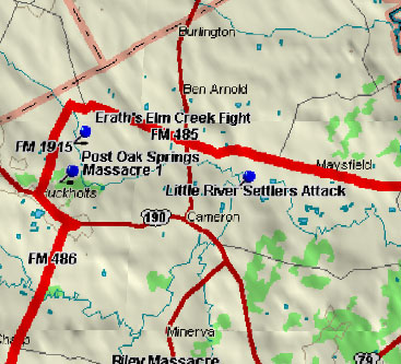 Elm Creek Map