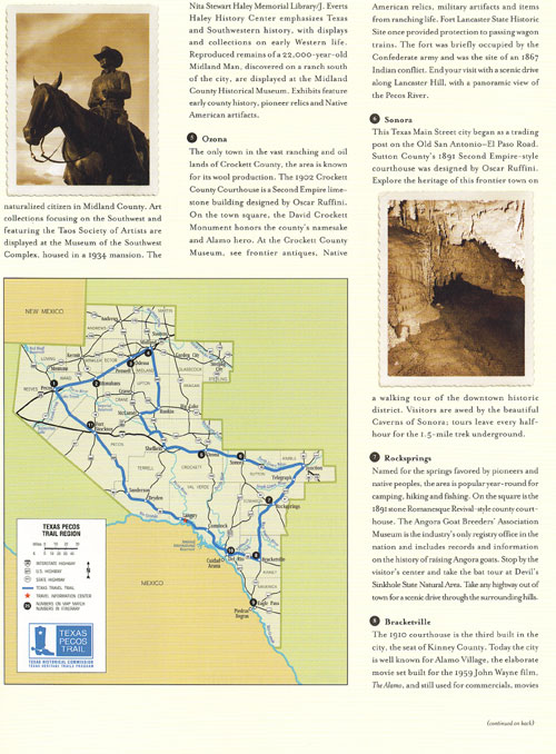 Fort Tours Pecos Trail Brochure