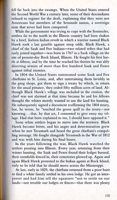 Seminole War Story
